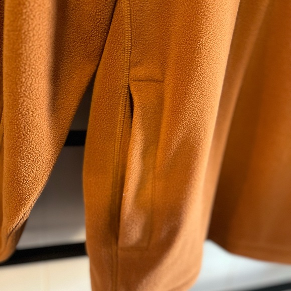 Life Is Good Micro Fleece 1/4 Zip Pullover Classic Fit Men Orange/ Rust M, A22 - Picture 4 of 8